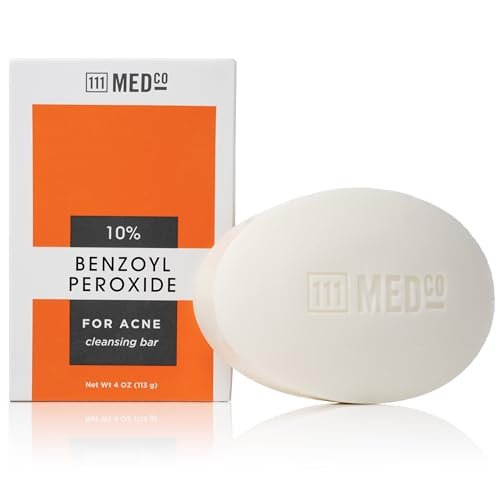 Maximum Strength Medicated Face & Body Soap‑Free Bar for Stubborn Breakouts on Face