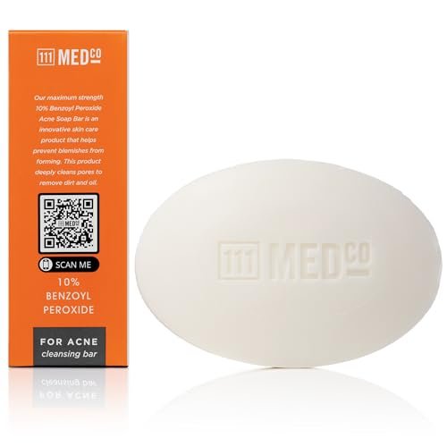 Maximum Strength Medicated Face & Body Soap‑Free Bar for Stubborn Breakouts on Face