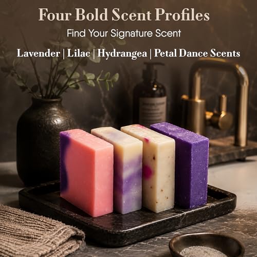 Floral Bar Soap Set - Handmade Castile Soap - 5 oz