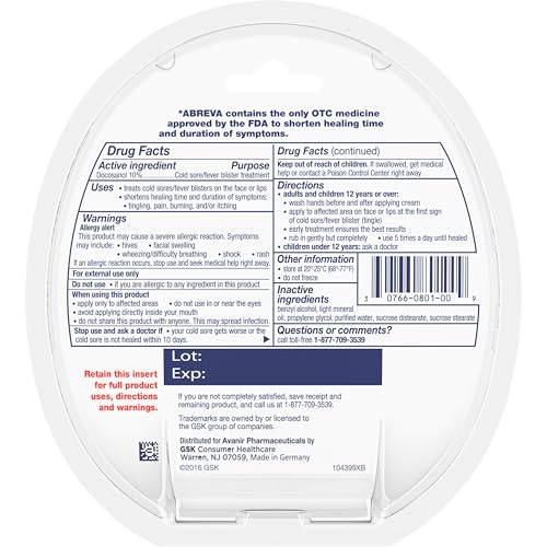 Cream Docosanol