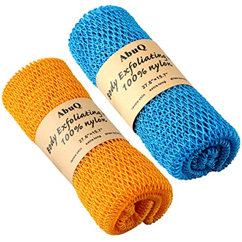 African Net Sponge 2 Pieces Yellow-Blue