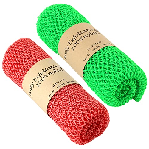 African Net Sponge 2 Pieces Yellow-Blue