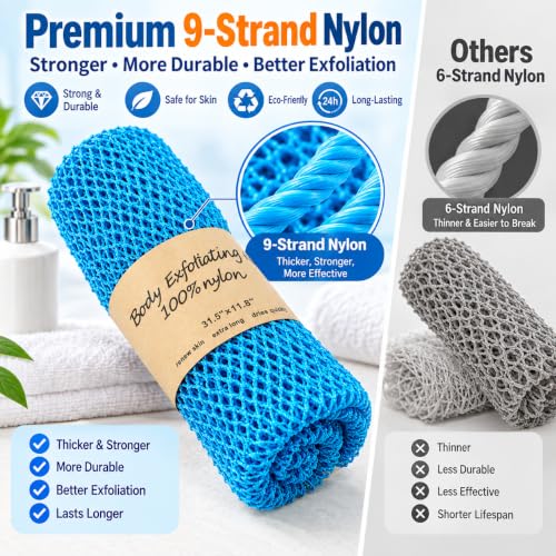 African Net Sponge 2 Pieces Yellow-Blue