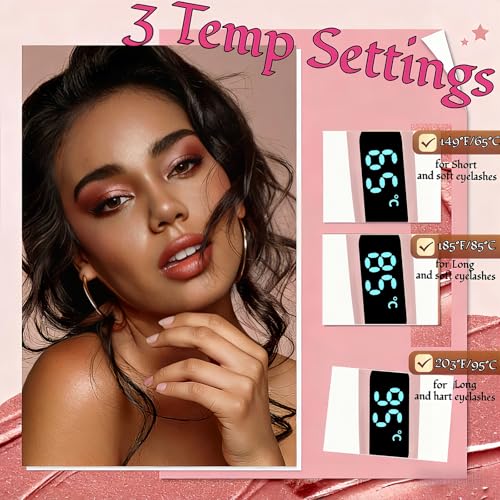 Heated Eyelash Curler 3 Temp Settings USB