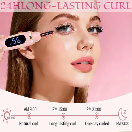 Heated Eyelash Curler 3 Temp Settings USB