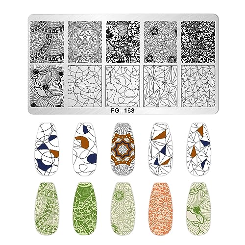 Nail Stamper Kit with 7 Plates