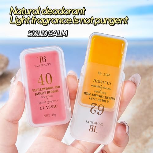 Solid Perfume 3-Pack Travel Balm Women Men