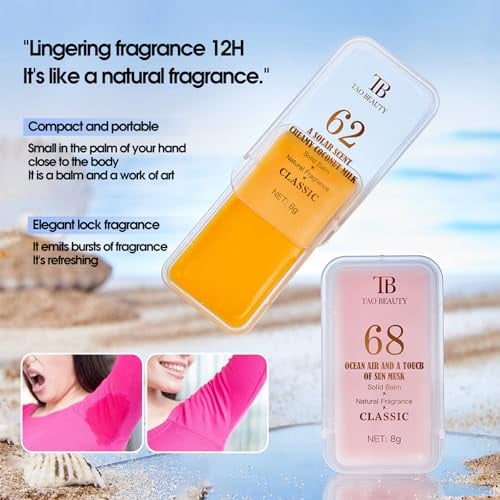 Solid Perfume 3-Pack Travel Balm Women Men