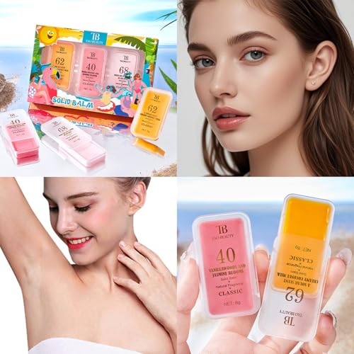 Solid Perfume 3-Pack Travel Balm Women Men