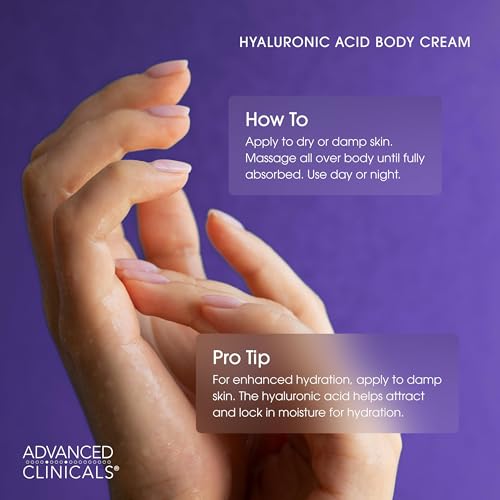 Hyaluronic Acid Moisturizer Body Cream W/Vitamin E