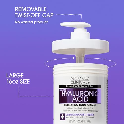 Hyaluronic Acid Moisturizer Body Cream W/Vitamin E
