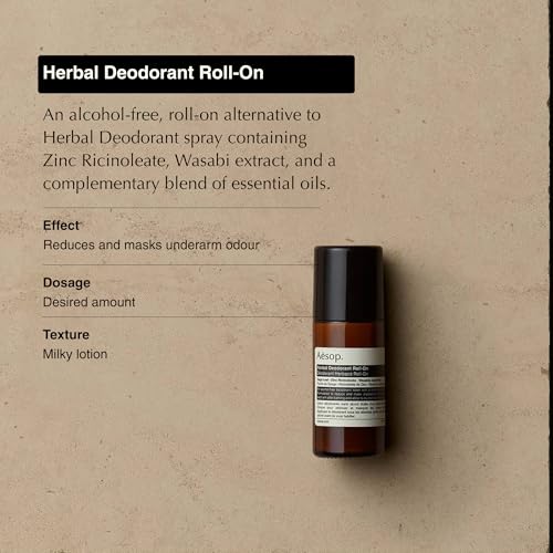 Aluminum Free Herbal Deodorant Roll On for Women & Men | Sage Leaf & Zinc Reduces Odor & B