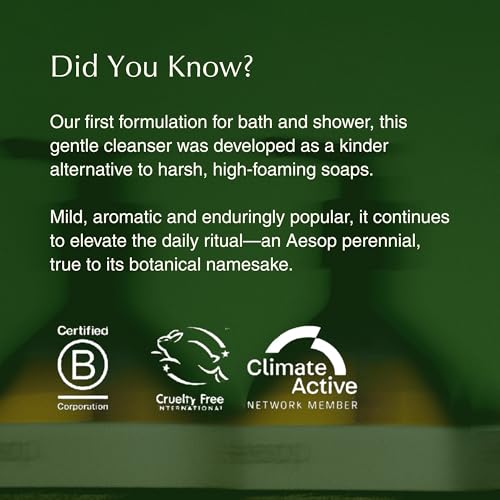Geranium Leaf Body Cleanser | Gentle Shower Gel with Geranium