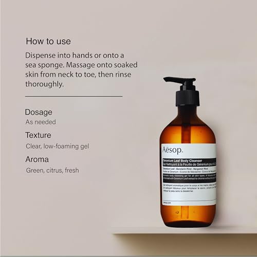 Geranium Leaf Body Cleanser + Scrub