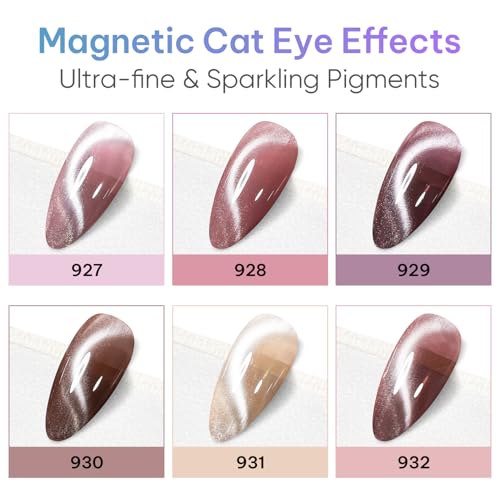 cat eye gel polish set 6 HEMA free