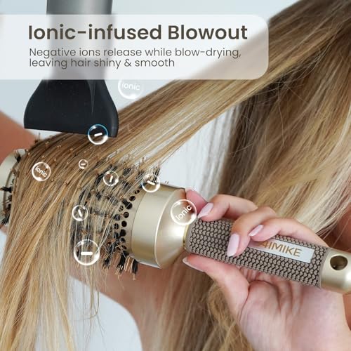 Round Hair Brush Nano Thermal 2.1 Inch Boar