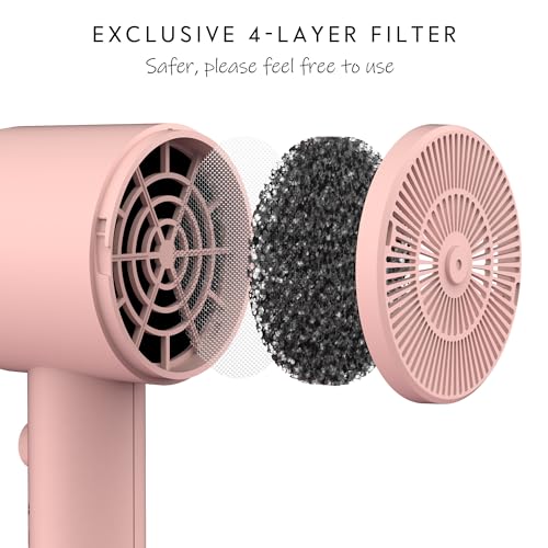 Diffuser Hair Dryer 1600W Babe Pink