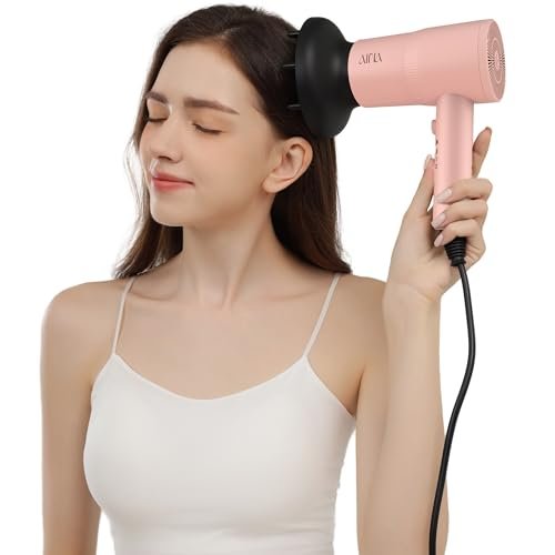 Diffuser Hair Dryer 1600W Babe Pink