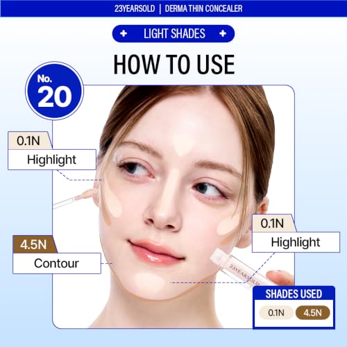 Clear Complexion Acne & Blemish Spot Treatment Concealer Makeup with Salicylic Acid- Lightweight, Full Coverage, Hypoallergenic, Fragrance-Free, for Sensitive Skin, 100 Light