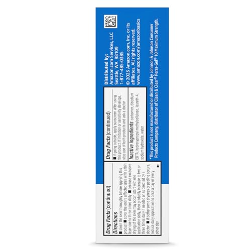 Basics 10% Benzoyl Peroxide Acne Treatment Gel