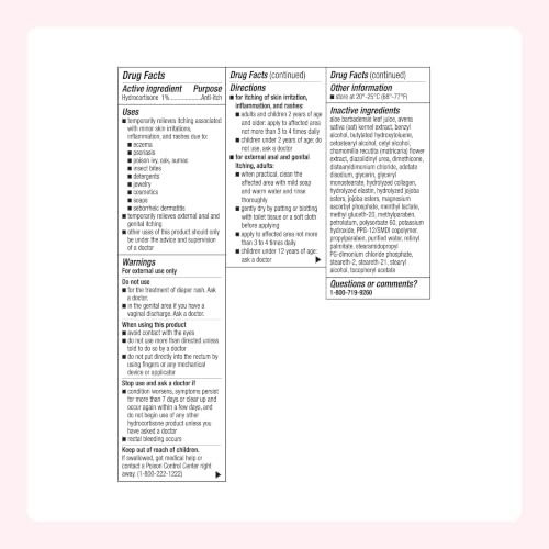 Max Strength Anti-Itch Cream, Hydrocortisone 1%