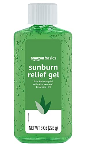 Sunburn Relief Gel with Aloe Vera, Soothing, Cooling, Itch Relief