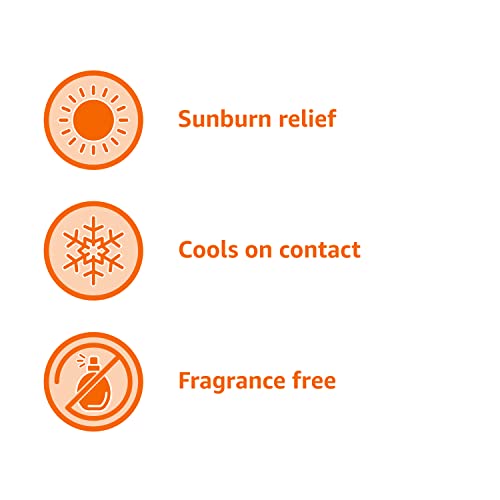 Sunburn Relief Gel with Aloe Vera, Soothing, Cooling, Itch Relief