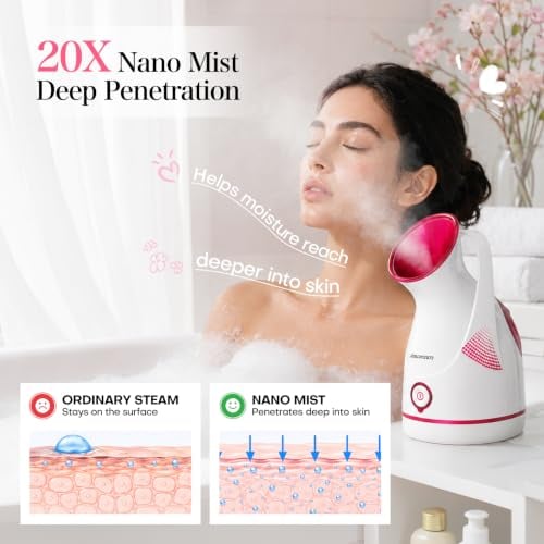 Nano Ionic Warm Mist Steamer