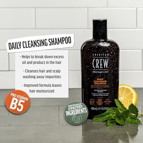 Men's Daily Cleansing Shampoo, Citrus Mint, 8.45 fl oz