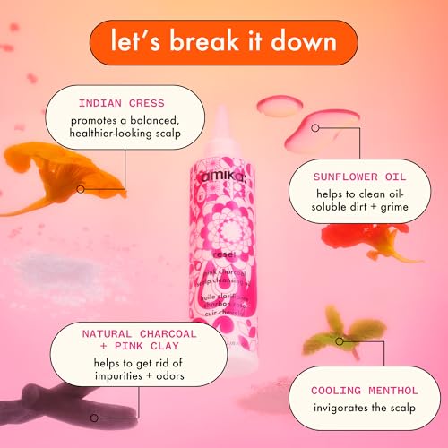 Reset Pink Charcoal Scalp Cleansing Oil Unisex 6.7 oz (Pack of 1)
