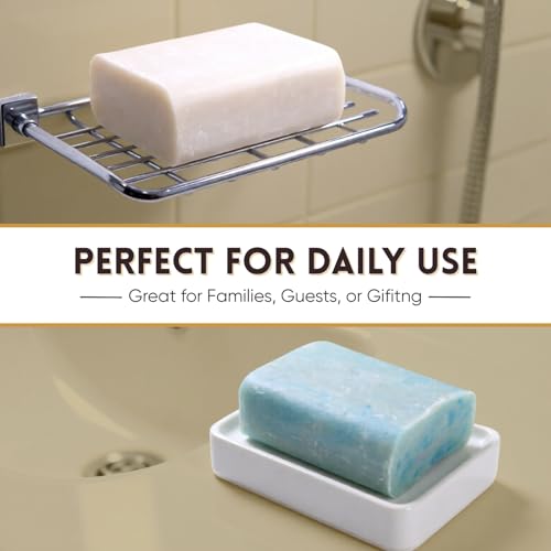 Bar Soap w/All Natural Bentonite Clay (6 Bars) Made in USA, Vegan Moisturizing for Sensitive Skin | Women & Mens Face & Body Bar Bath Soap for Shower | Clean Scent | 5