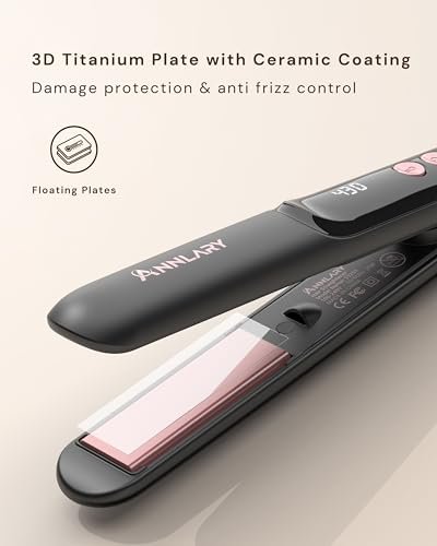 Mini Hair Straightener Portable Small Flat Iron for Travel