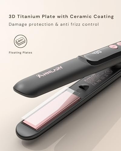 Mini Hair Straightener Portable Small Flat Iron for Travel