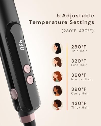 Mini Hair Straightener Portable Small Flat Iron for Travel