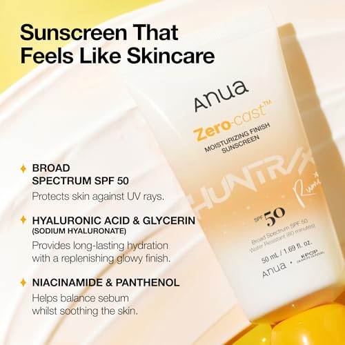 Zero-Cast Moisturizing Sunscreen SPF 50, 1.69 fl oz
