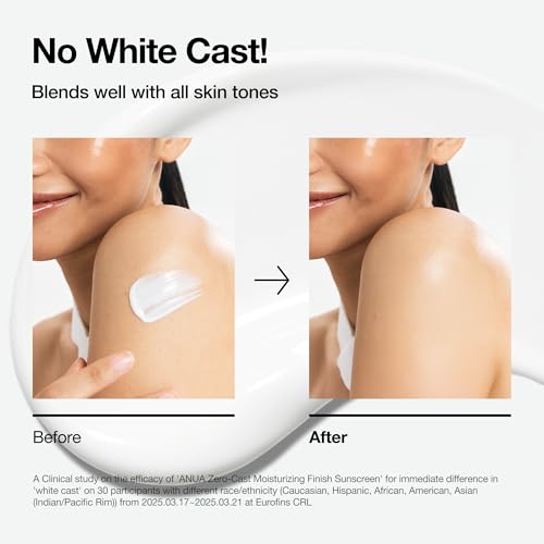 Zero-Cast Moisturizing Sunscreen SPF 50
