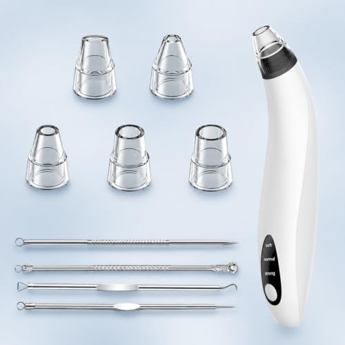 Blackhead Remover Tools Electric Vacuum Facial Pore Cleaner White