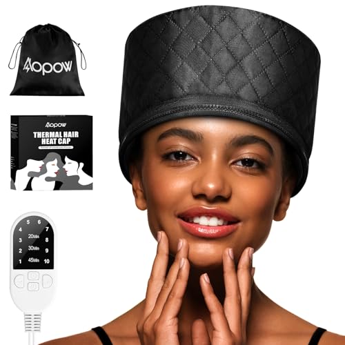 Heat Cap for Deep Conditioning 10-Level 3 Time Settings Hair Steamer