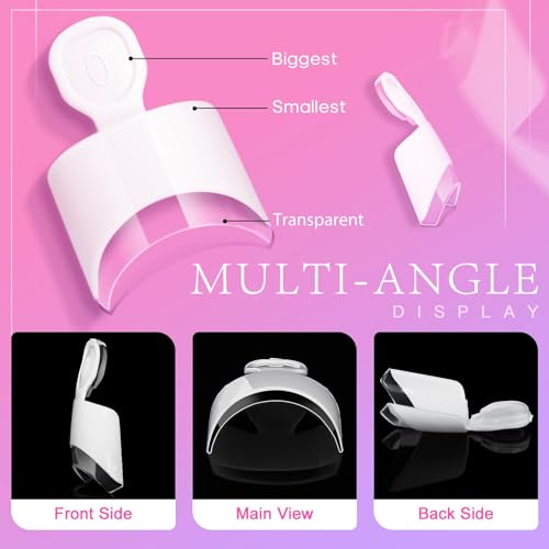 120 PCS Acrylic White Short French Nail Tips