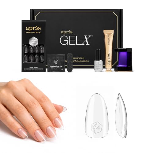 Mini Gel-X Starter Kit Soft Gel Nail Extension LED Lamp 70 Tips