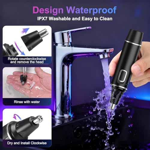 Rechargeable Nose Hair Trimmer for Men