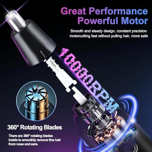 Rechargeable Nose Hair Trimmer for Men
