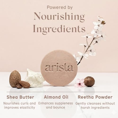 Shampoo Bar with Curly Hair Sweet Almond Oil