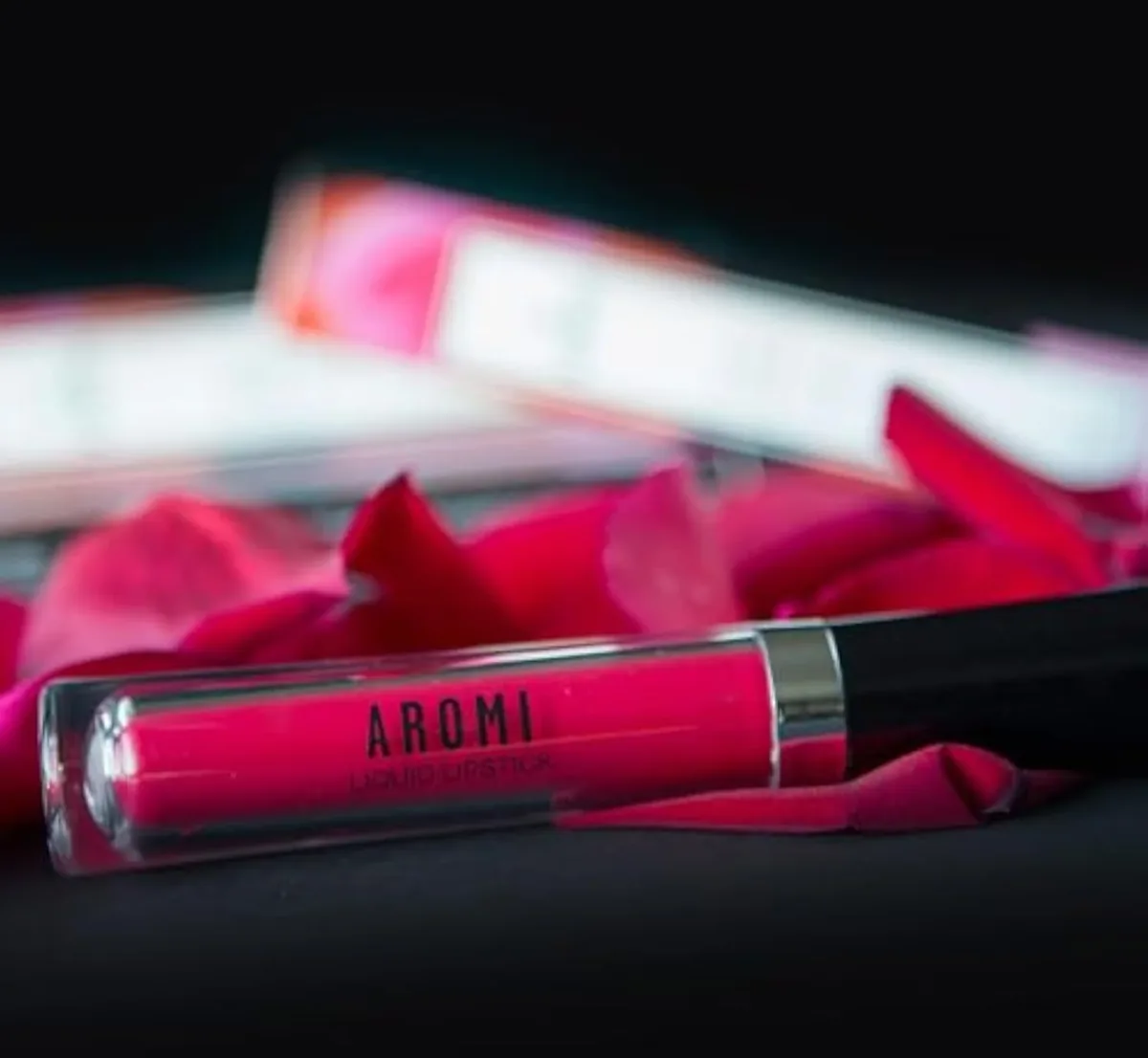 Magenta Red Matte Liquid Lipstick | Long-lasting, Bright Lip Color for Women, Vegan, Waterproof, Gluten Free (Neon Red)