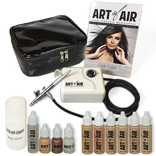 Professional Airbrush Cosmetic Makeup System Fair to Medium