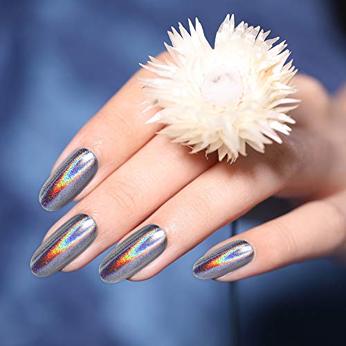 16 Jars Chrome Nail Powder Gold Mirror Effect