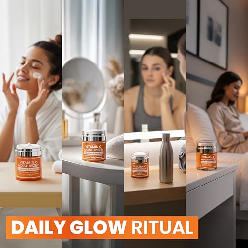 Vitamin C Moisturizer for Face - Vitamin C Cream - Brightening & Anti Aging