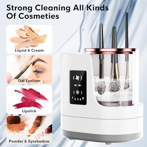 3 in 1 Automatic Makeup Brush Cleaner with Dryer