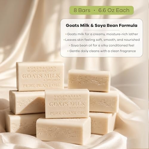 Goat Milk Soap Bars with Soya Bean Oil