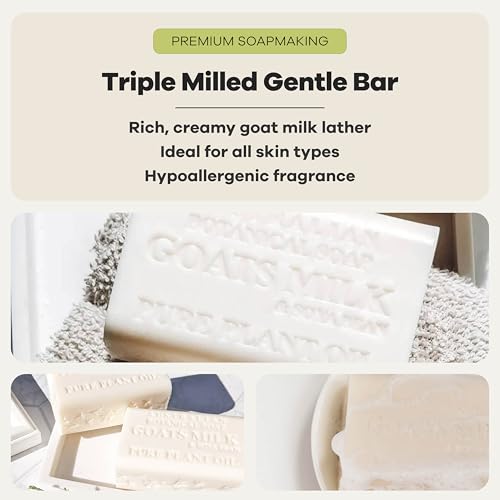 Goat Milk Soap Bars with Soya Bean Oil